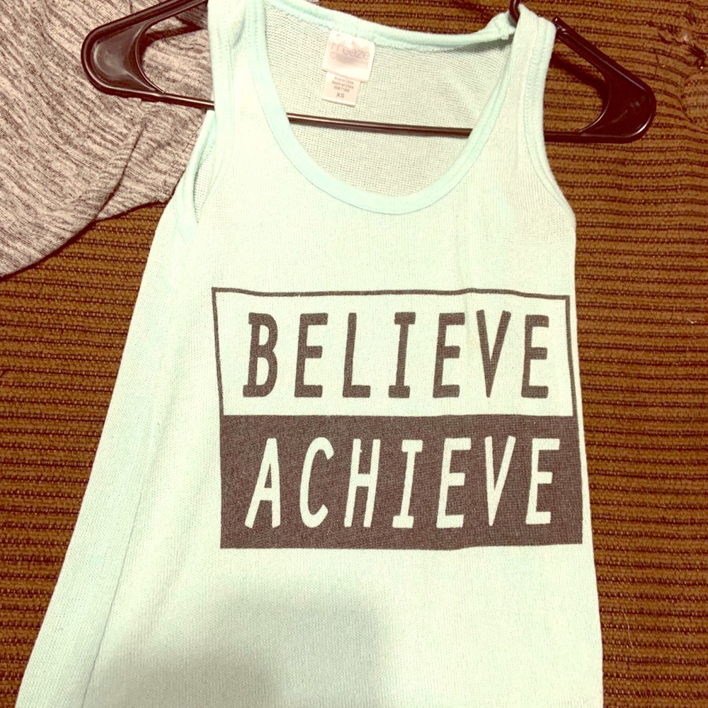 Turquoise tank